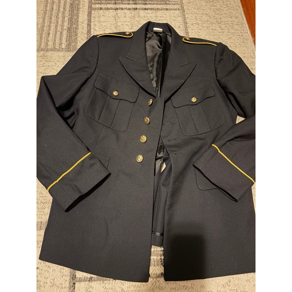 US Army ASU Dress Blue Enlisted Coat Jacket 39 Short 8405-01-552-2940 - Picture 1 of 5